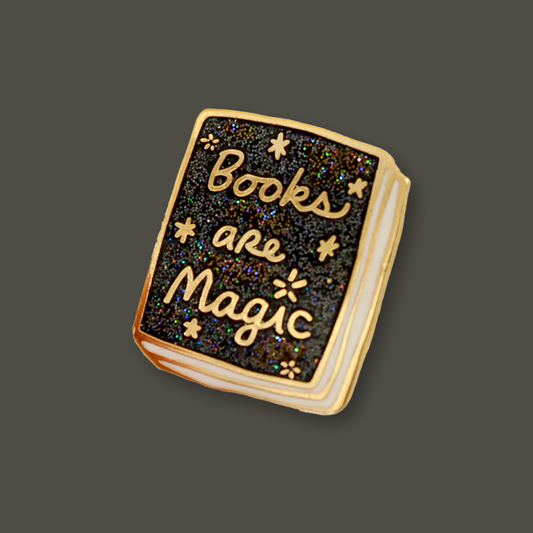 Book Pin: Books Are Magic
