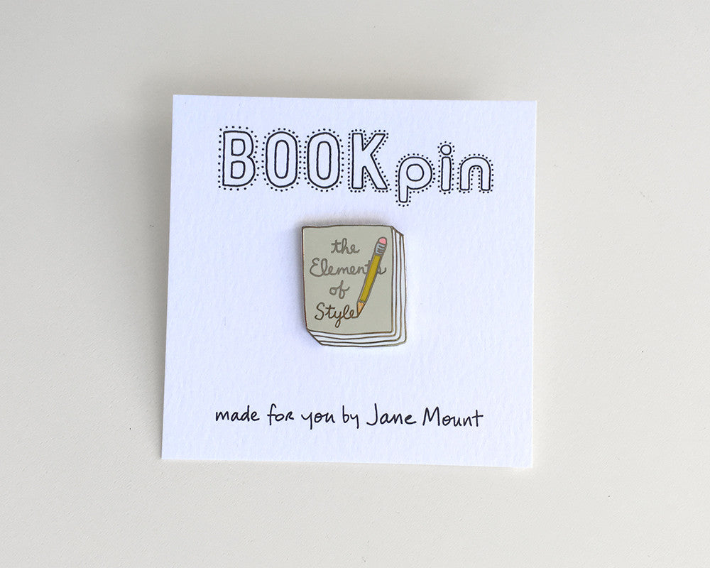Book Pin: The Elements of Style