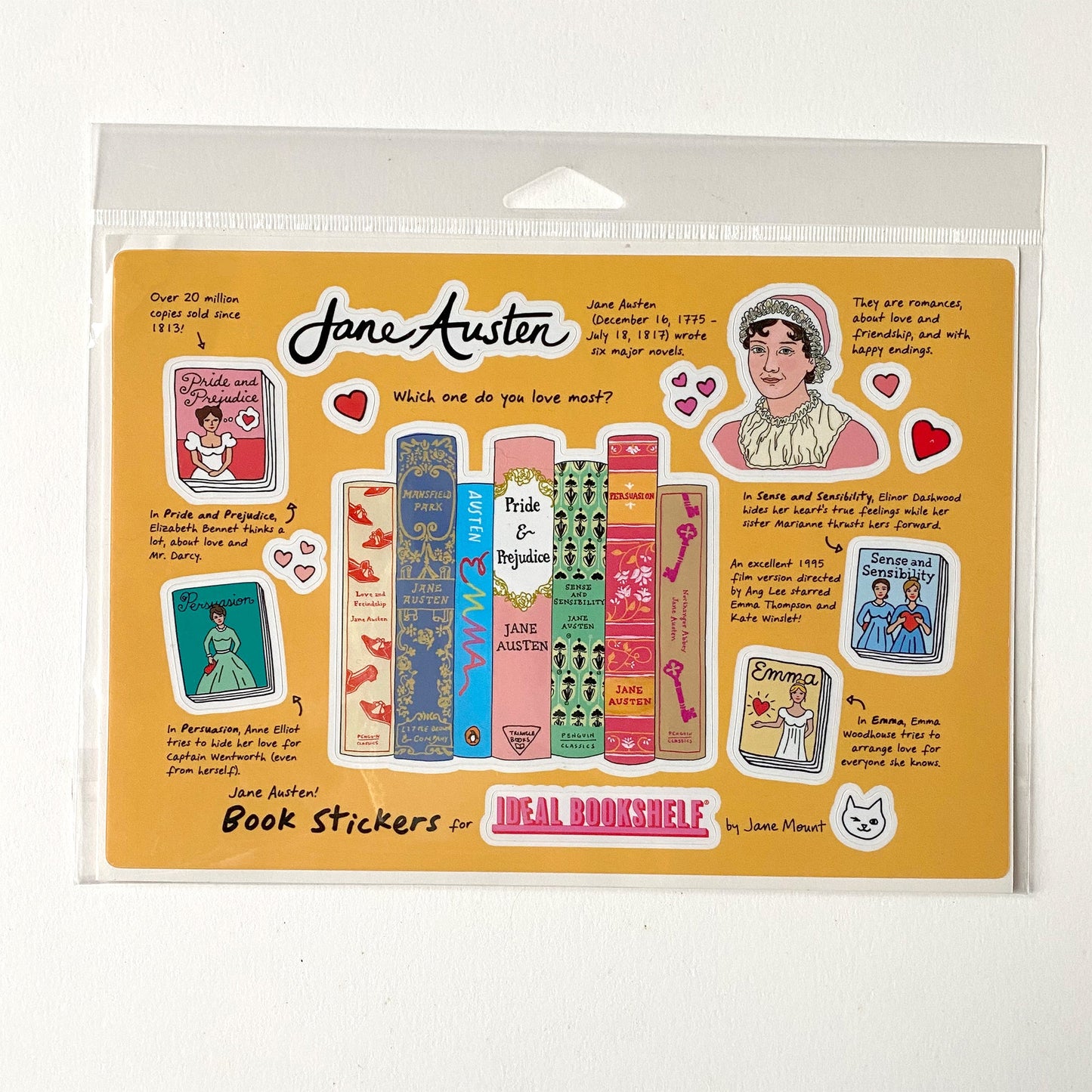 Sticker Sheets: Jane Austen