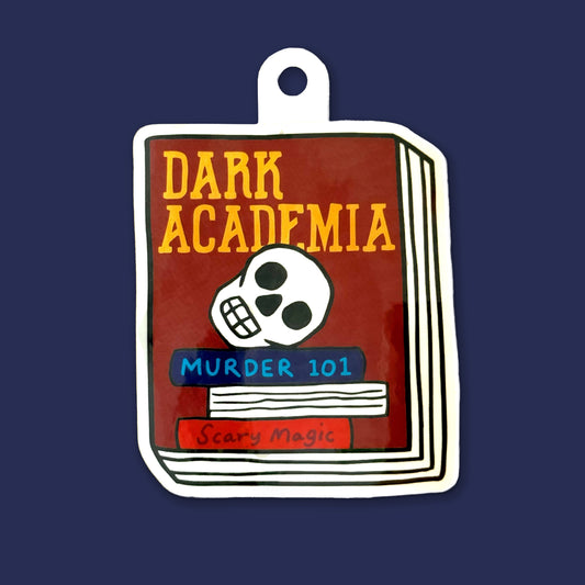 Book Sticker: Dark Academia
