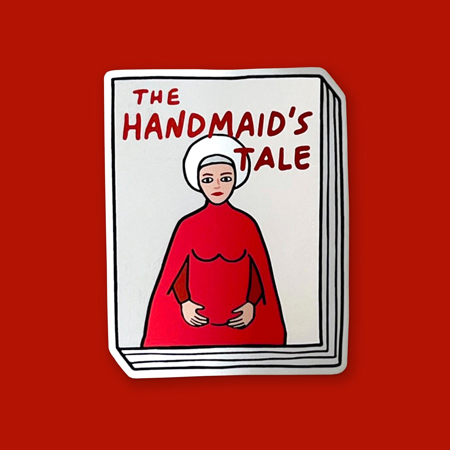 Book Sticker: The Handmaid's Tale