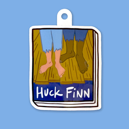Book Sticker: Huck Finn