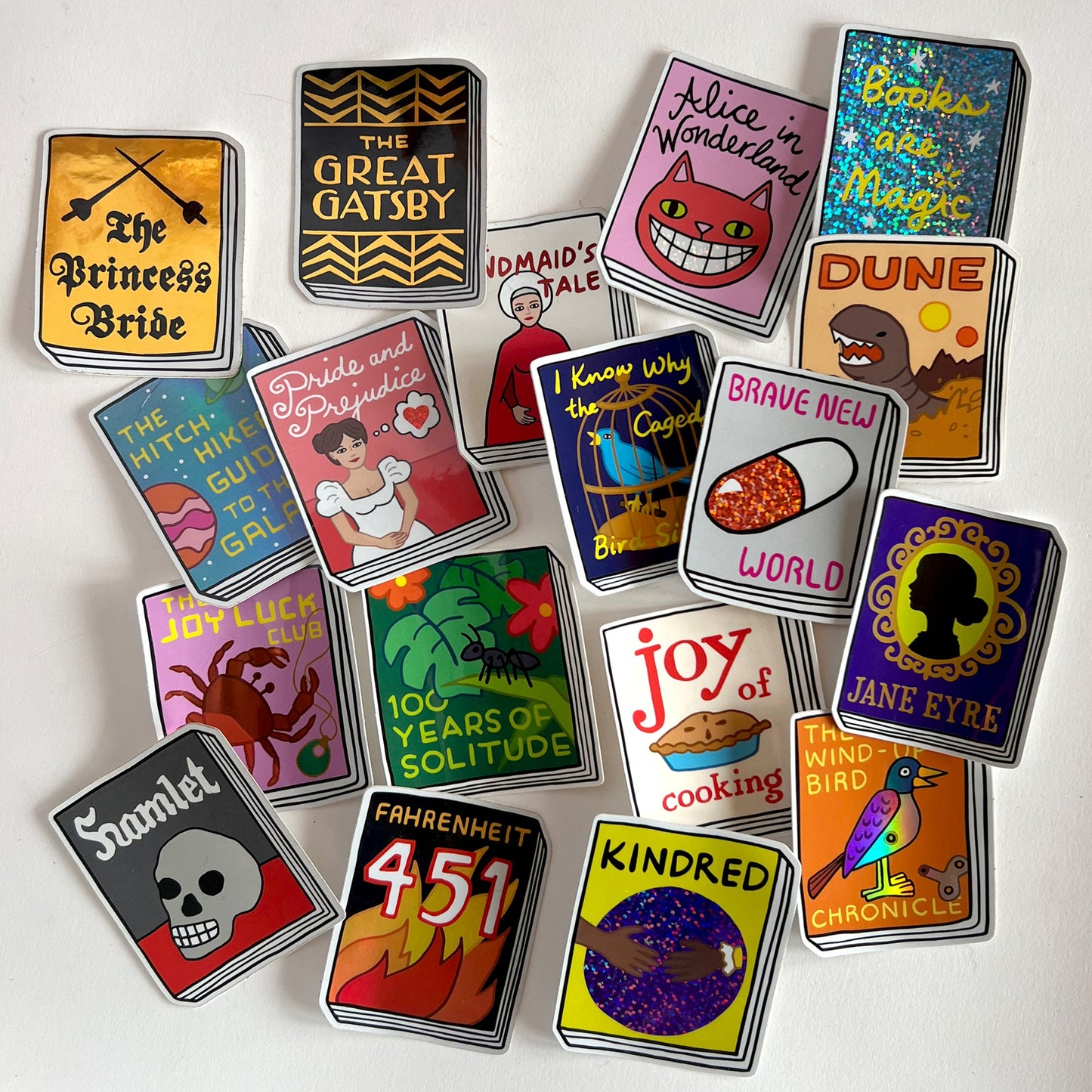 Book Sticker: The Hitchhiker's Guide to the Galaxy